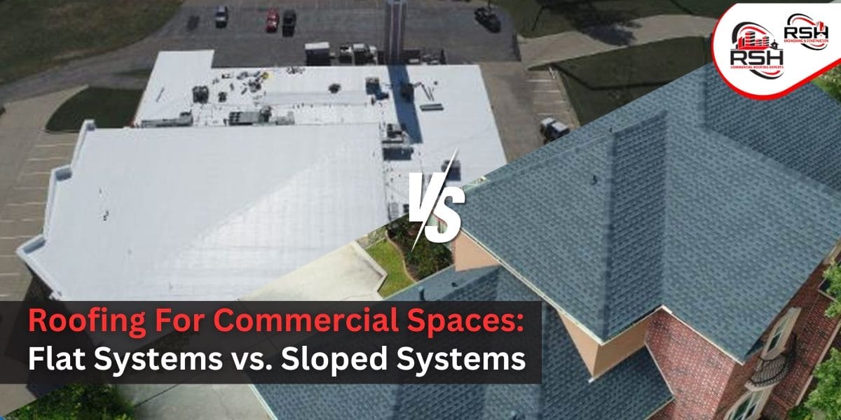 flat systems vs. sloped systems