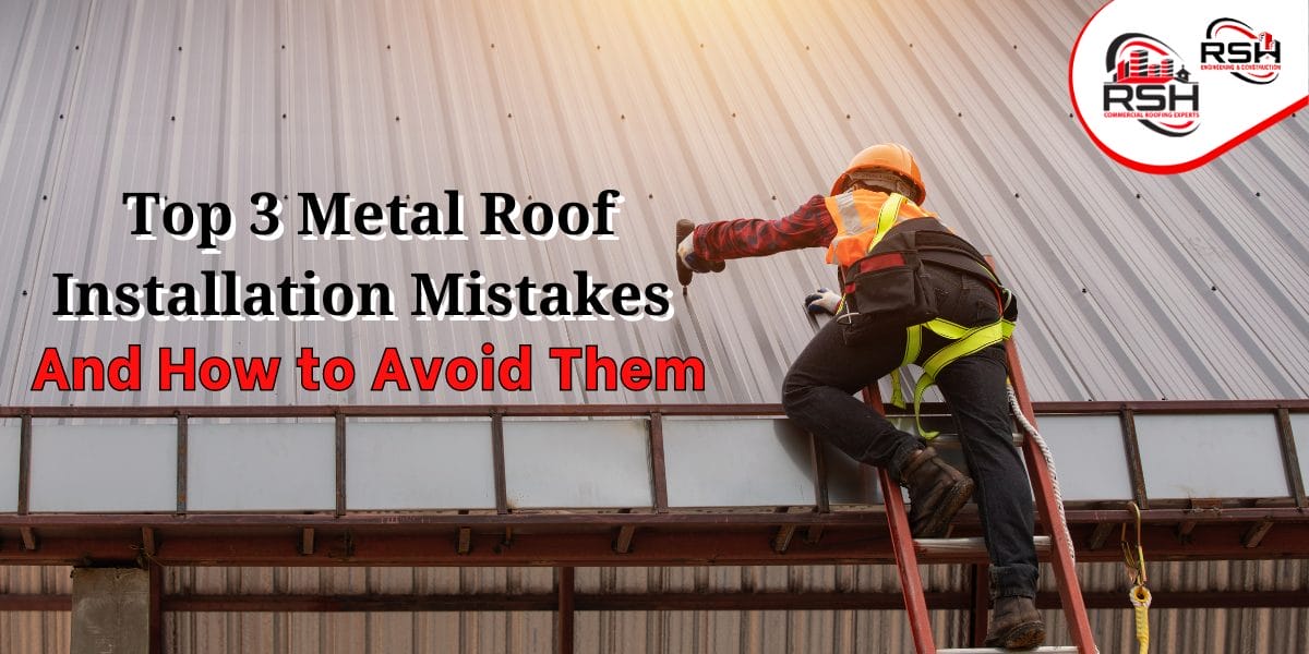 metal roof installation mistakes
